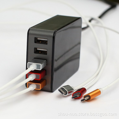 2 in 1 usb charger with 2 usb port outlet,super fast power bank charger for iphone 5,multi charger for iphone